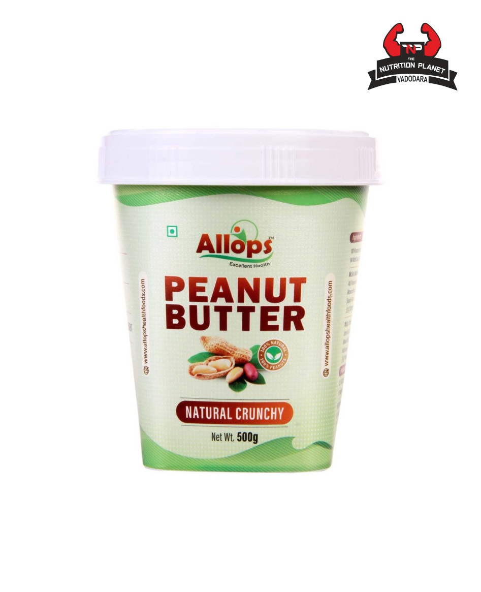 Allops Natural Crunchy Peanut Butter 1 KG